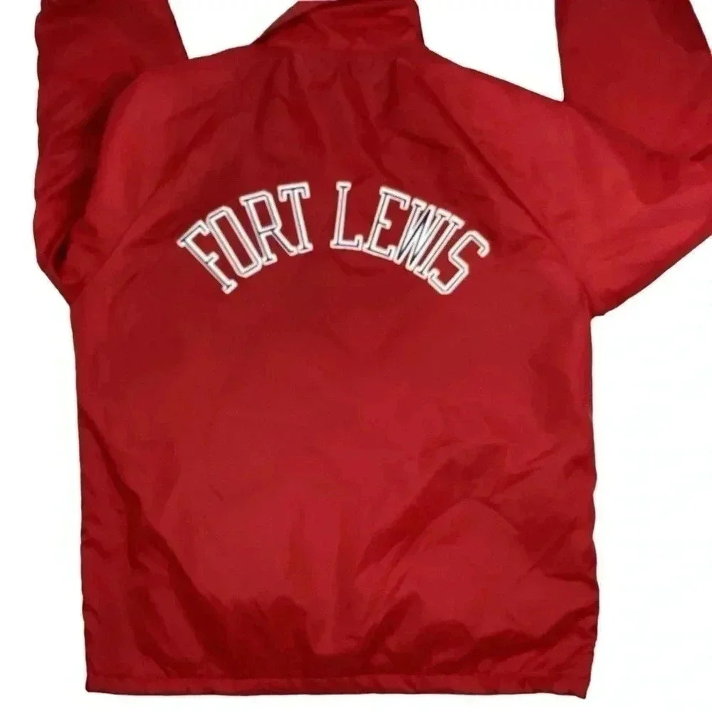 Vintage Champion Fort Lewis fleece lined windbreaker jacket